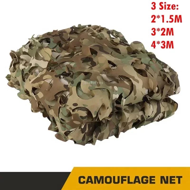 Camouflage Net Outdoor Hunting Wargame Tactical Blind Camo Nets Anti Ultraviolet Detection Cover Garden Sun Shelter sunshade net camouflage netting