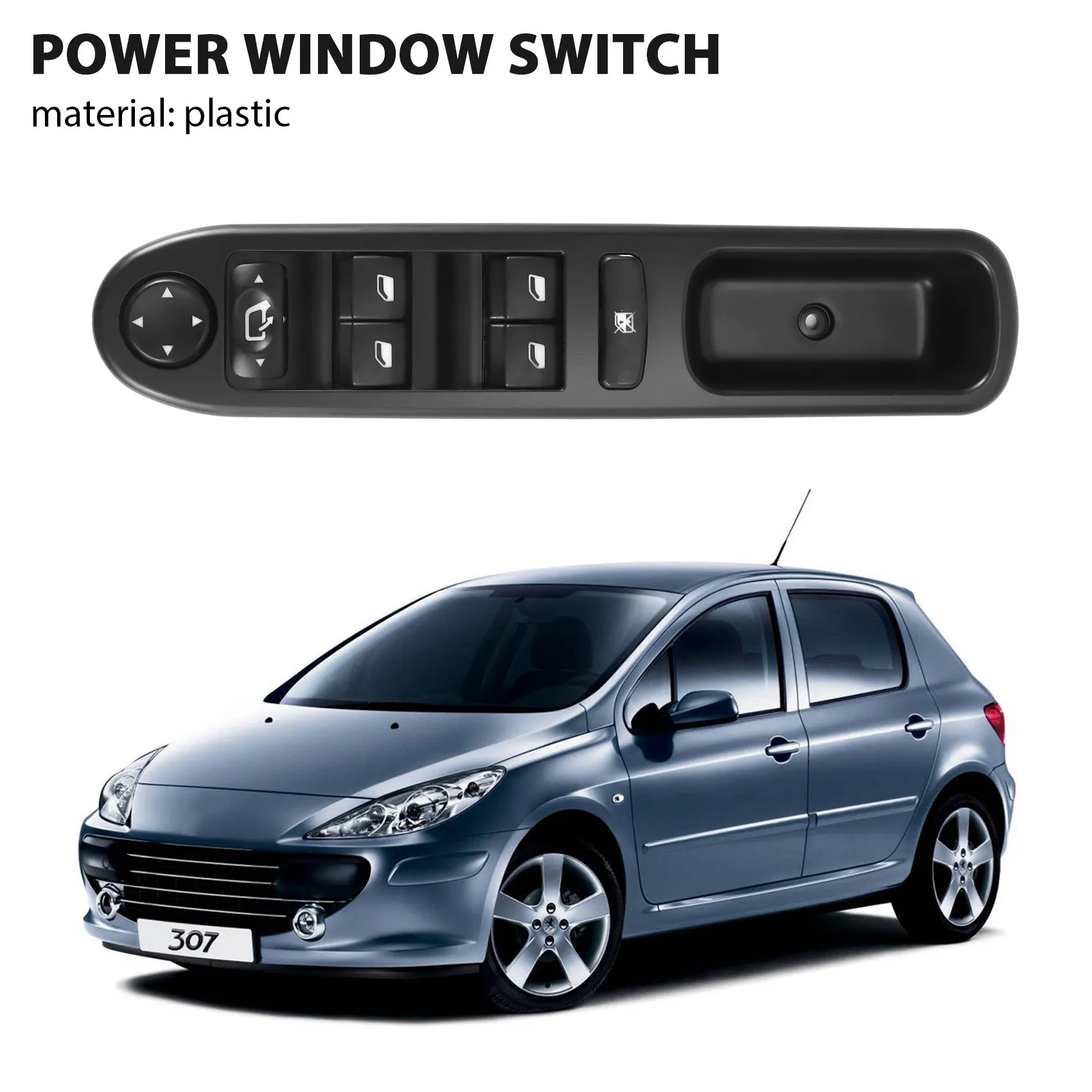 전기 파워 윈도우 스위치, 2002-2014 푸조 307 6554.Kt 에 적합, 신제품