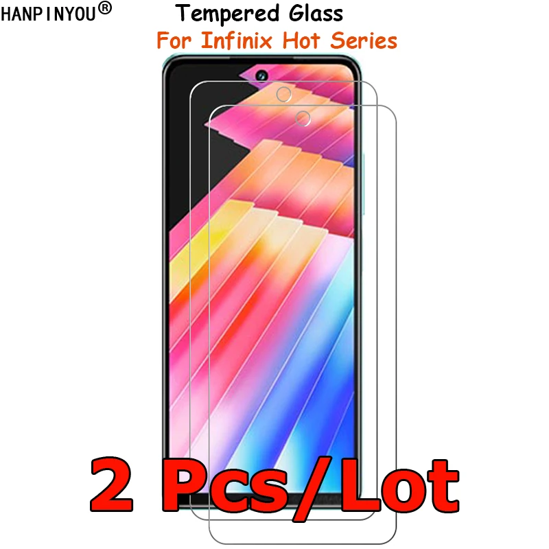 

2 Pcs/Lot For Infinix Hot 30 30i 20 20S 20i Play 5G Tempered Glass Screen Protector Explosion-proof Protective Film