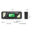 Magnetic Electronic Goniometer Slope Conversion Meter Digital InclinometerLCD Digital Angle Meter Backlight Angle Protractor 1