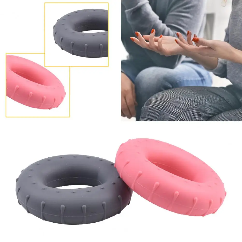 

Fitness 30lb 40lb 50lb Strength Hand Grip Muscle Power Training Silicone Easy Carrier Hand Grips Fitness Silico Ring Exerciser