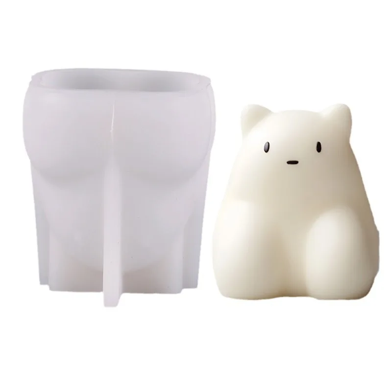 Silicone Milk Pudding Molds Cute Dog/Cat Jelly Mould Mousse