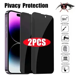 Full Cover Privacy Anti - Spy Glass Screen Protector - 1PCS Privacy Glass (For iPhone 13 Pro)