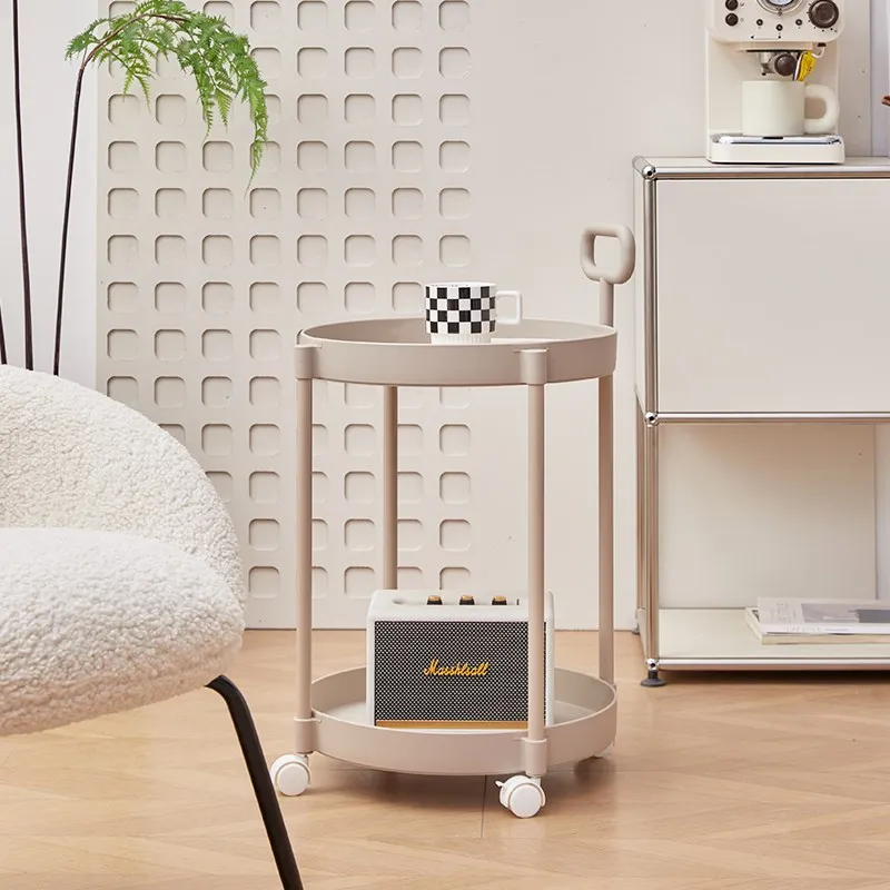 

Шкафы с кромками для дивана, домашний маленький круглый стол для гостиной, простой прикроватный столик, подвижная полка для балкона, Маленький журнальный столик