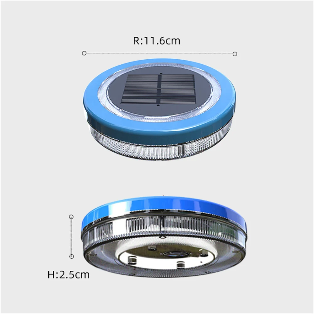 Description Picture 6 of item2PC Solar Powered Wireless IP68 Waterproof Underwater Floating Lamp Submersible for Swimming Pool,Pond,Party,Garden Decoration