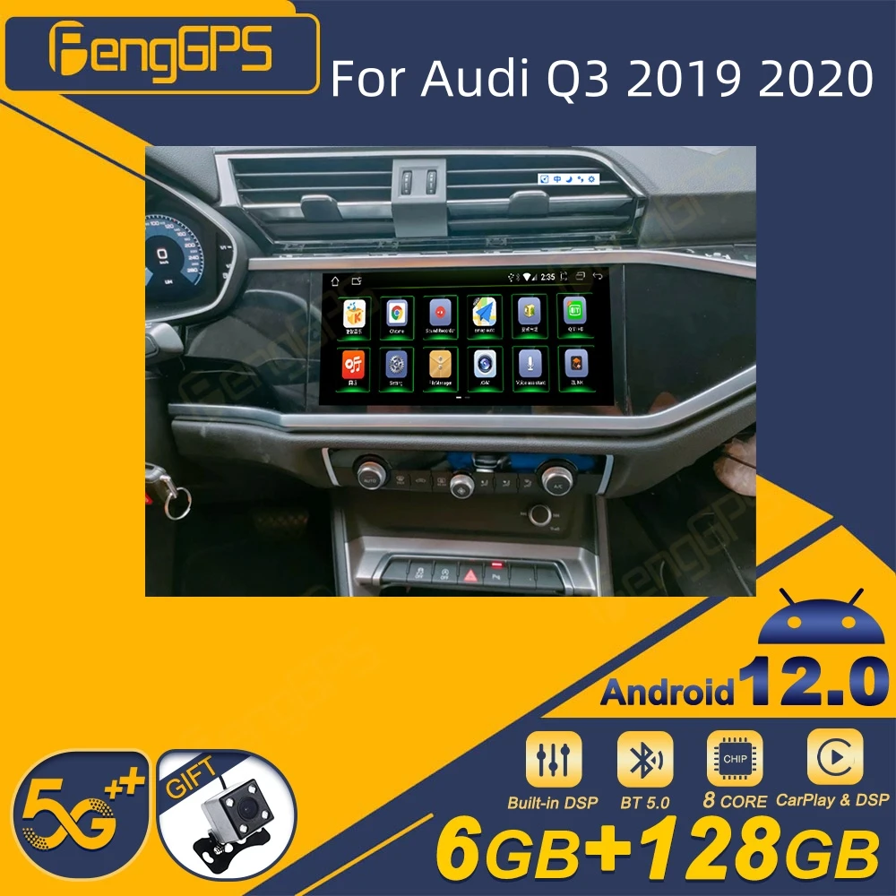 

Автомагнитола для Audi Q3 2019, 2020, Android, 2Din, стереоприемник, Авторадио, мультимедийный плеер, GPS-навигация, экран головного устройства