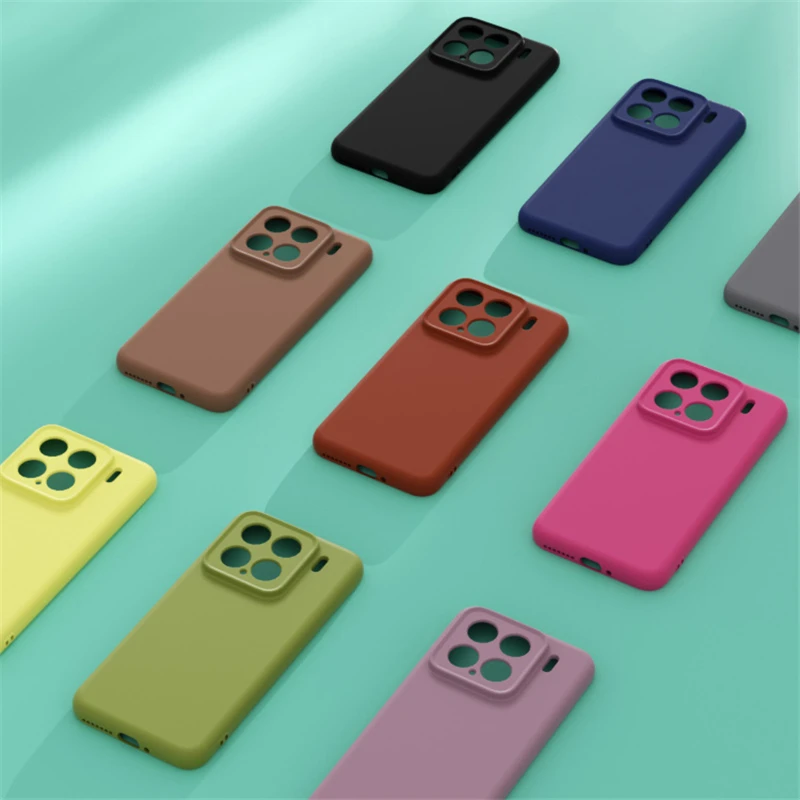 Shockproof Liquid Silicone Magnetic Wireless Charging Case - Solid Color Cover
