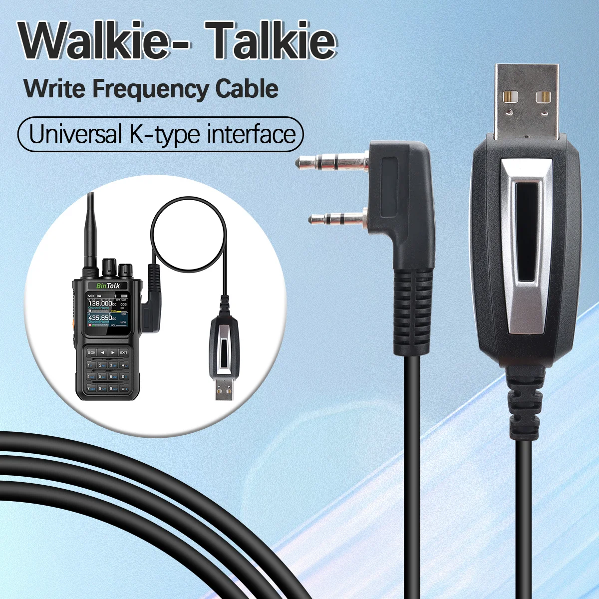 USB Programming Cable for BAJETON BJ-7800  UV-88 BinTolk BT-8200 Baofeng UV-32 U