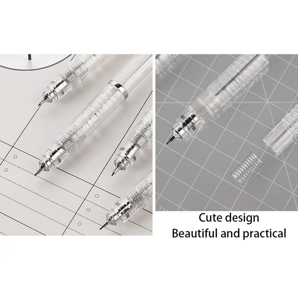 Simple Automatic Mechanical Pencil 0.5MM/0.7MM Plastic Drawing Special Pencil Office School Writing Art Supplies 4