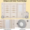 AOOU Kids Toy Organizers and Storage Bins, Multi-Layer Storage Cabinet Organizer, Multipurpose Bookshelf and Toy Box 6