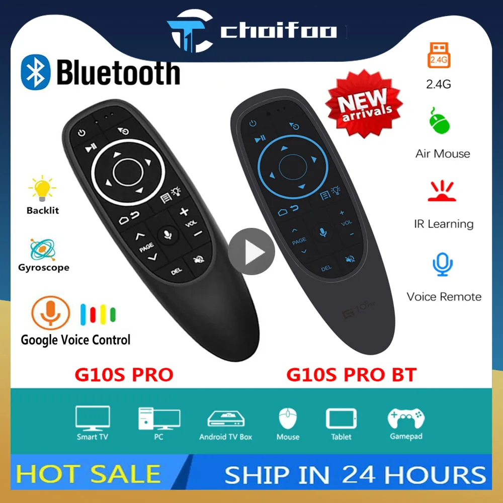 G10S-PRO-Bluetooth-2-4G-Wireless-Air-Mouse-G10S-PRO-Voice-Remote ...