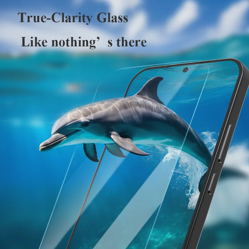 Lereach Tempered Glass Screen Protector with Auto-Align HD Clarity and Dust-Free Positioning Box