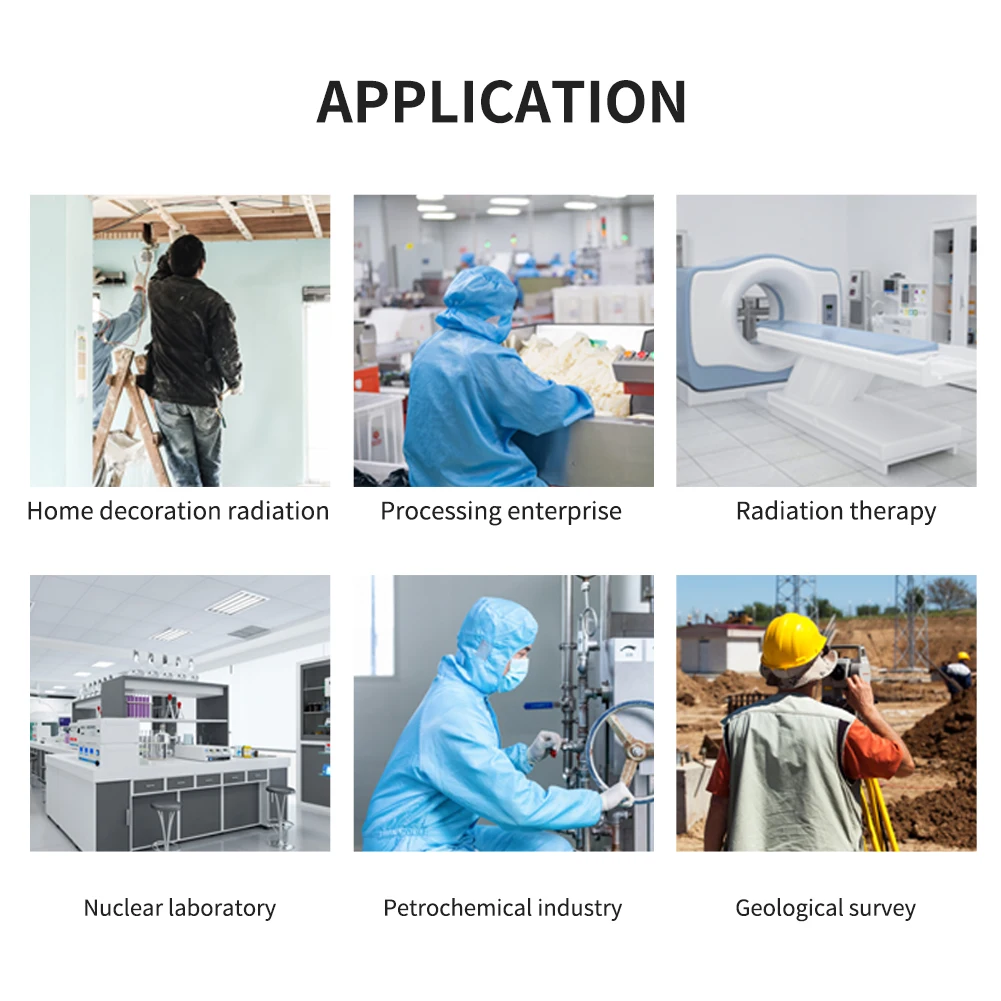 Geiger Counter Nuclear Radiation Detector Radioactive Ray X-Ray &gamma;-Ray Radiation Tester Dosimeter USB Handheld Portable radiation detector geiger counter