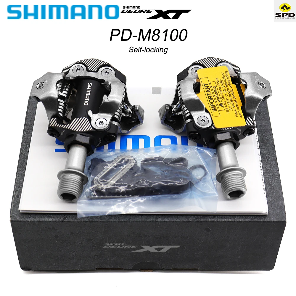 

Shimano Deore XT PD-M8100 Pedals for Mountain Bike Self-locking SPD M8100 Race Original Bicycle Parts for MTB Bike