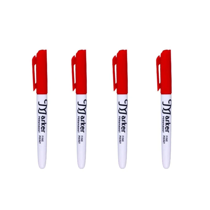 4 قطعة/المجموعة علامة دائمة لا يمحى أقلام زيتية مق...