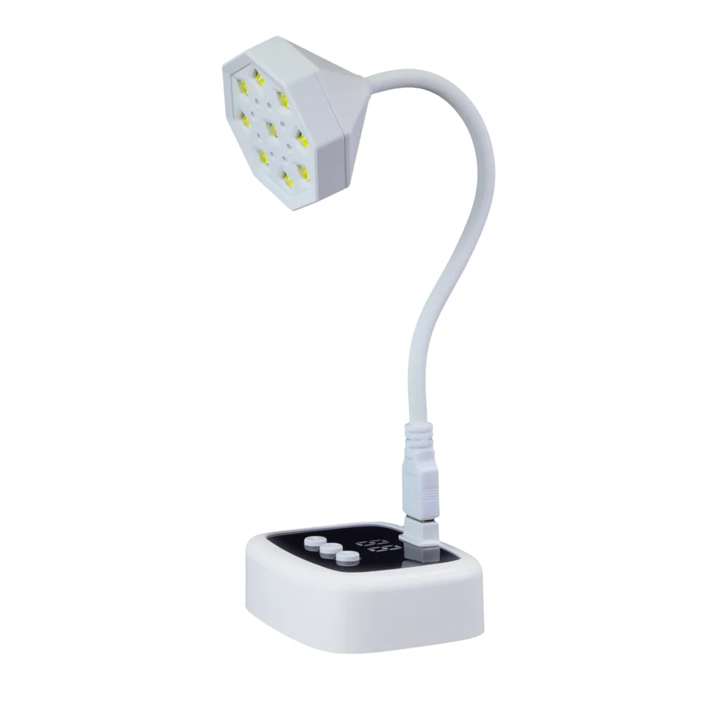 מנורת ציפורן מיני למניקור נטענת UV Led מנורת ציפורן לציפורן ג'ל מהירה לייבוש מהיר מייבש אמנות ציפורן ניידת מנורת UV