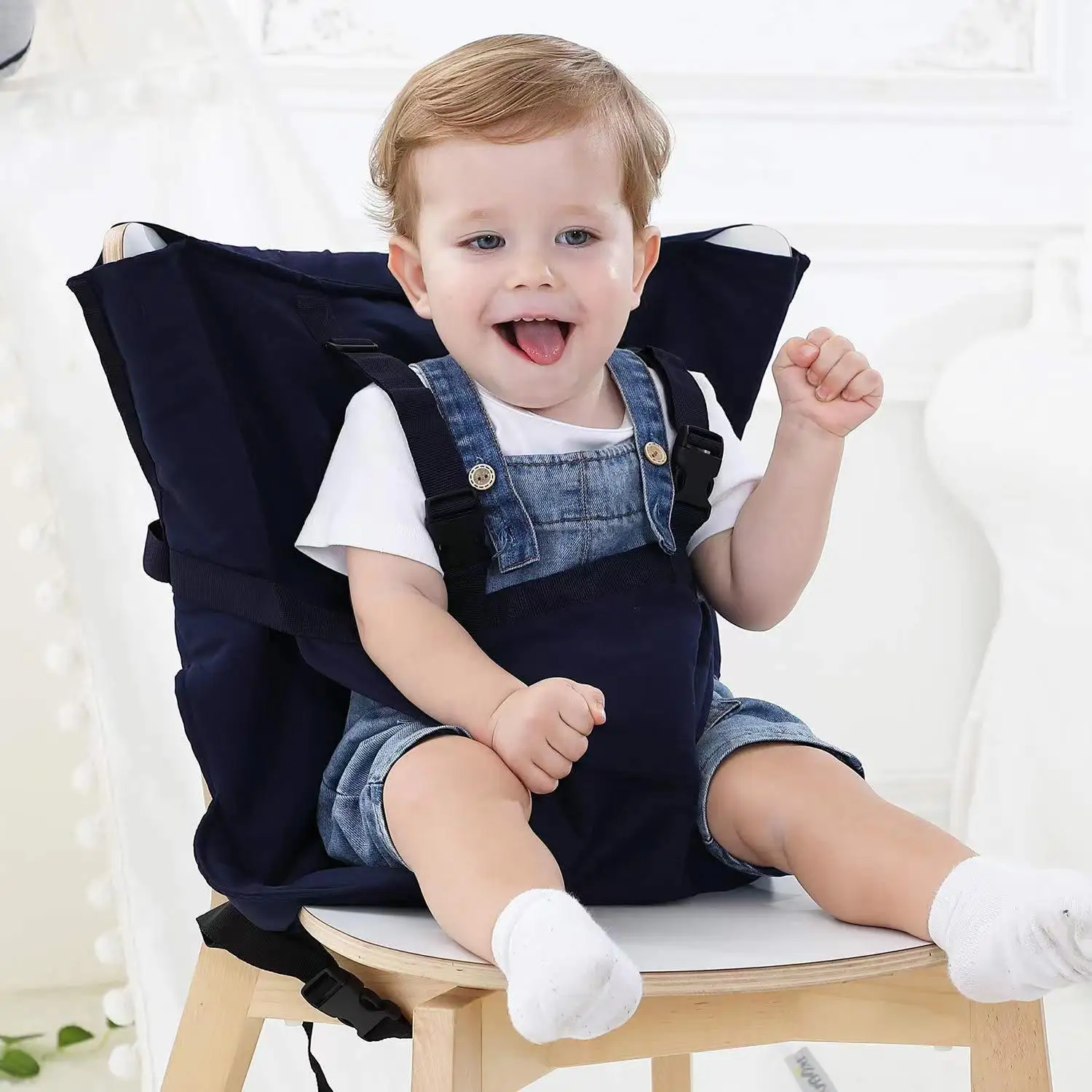 Kids Chair Baby Chair Travel Foldable Washable Infant Dining High Dinning Cover Seat Safety Belt Feeding Babycare Accessories