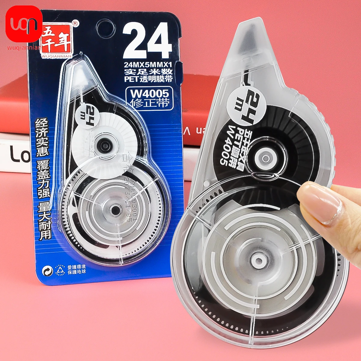 30M Roller Big Capacity White Out Correction Tape Student Error Tape Pen Back Corrector School Office Supplies Stationery