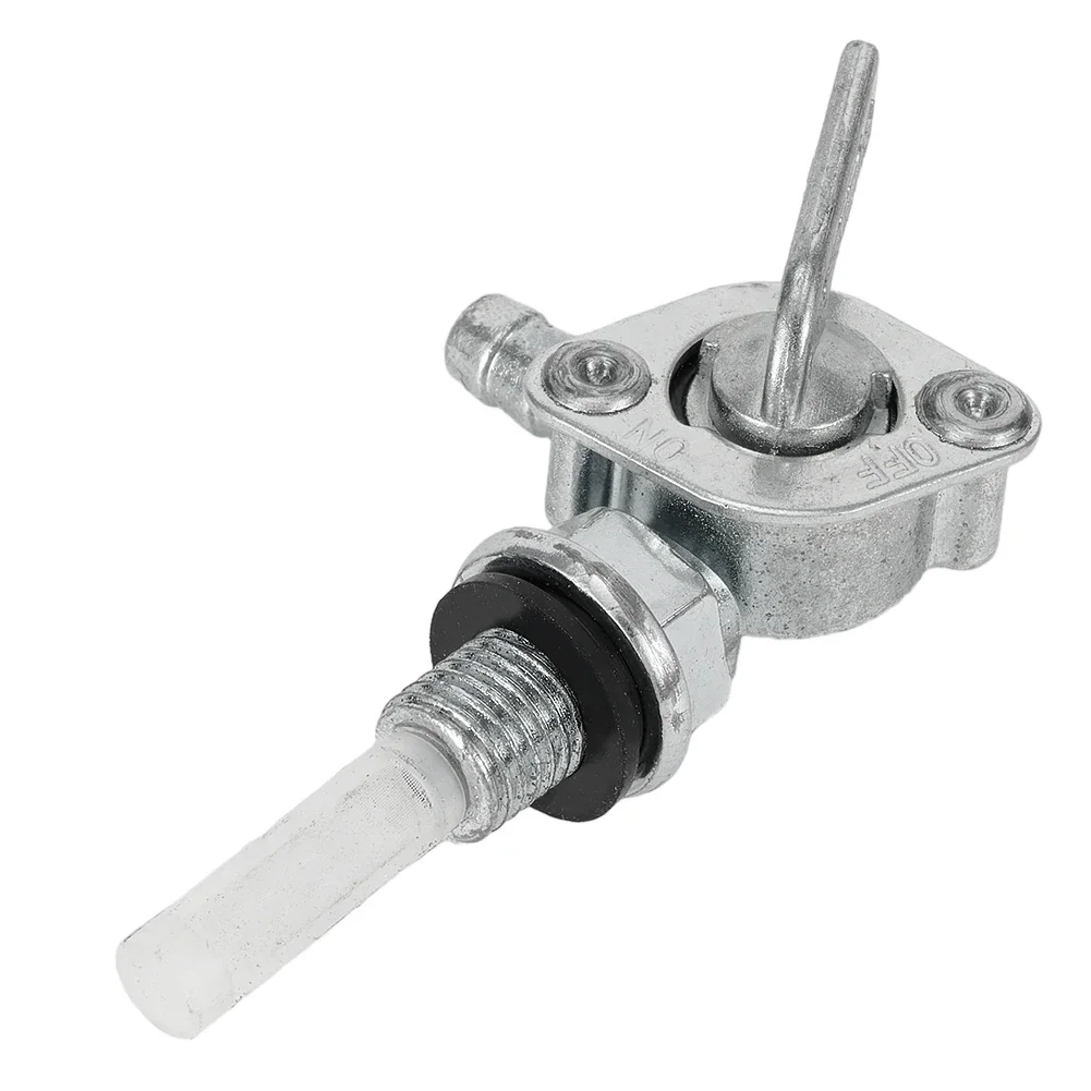 

Абсолютно новый высококачественный переключатель клапана топлива запасные части Серебряный 1/4 дюймовый шланг из нержавеющей стали Универсальный 90 градусов