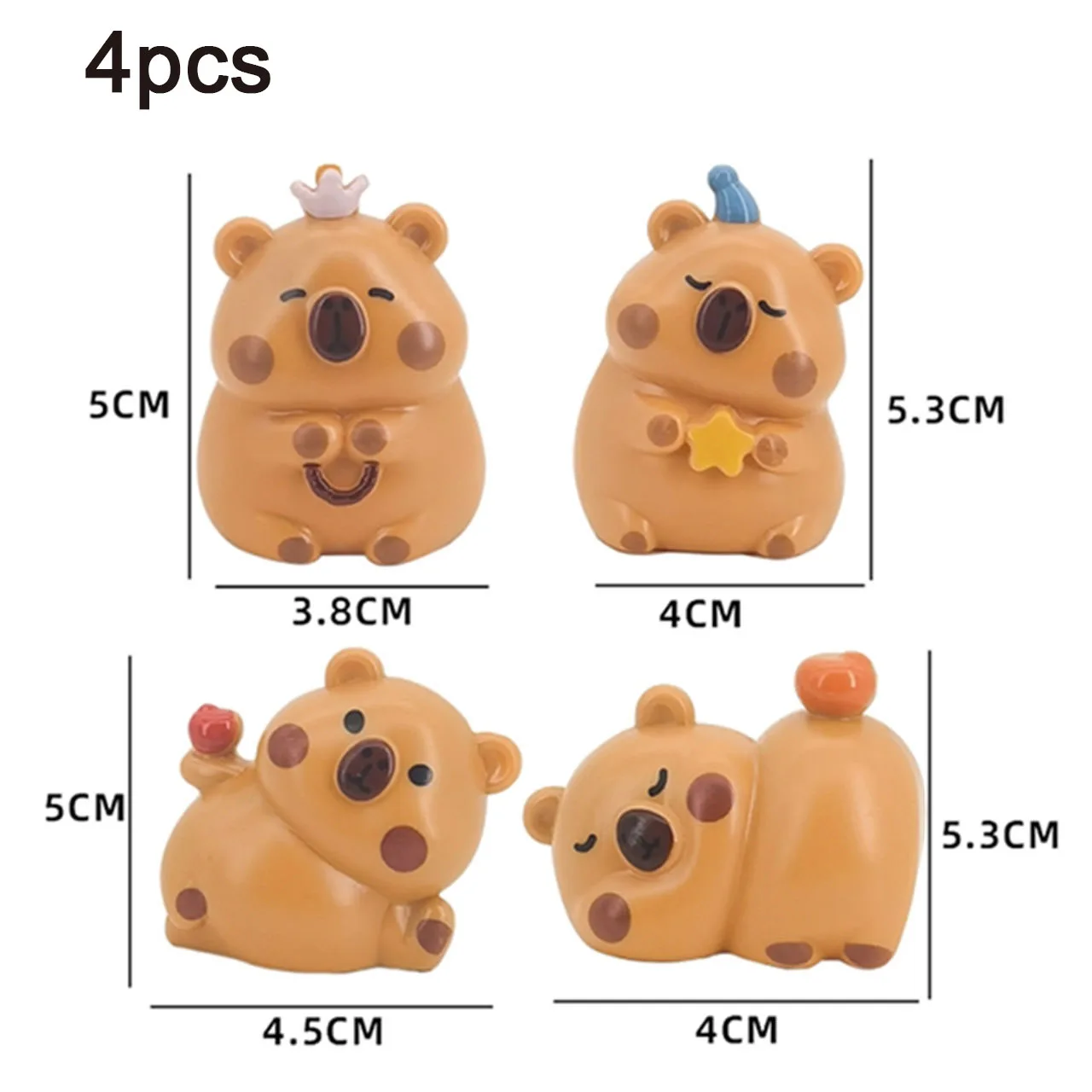 Capybara Geburtstagstorte Dekorationen Niedliche Tier Kuchen Topper Capybara Ornament Für Kinder Capybara Geburtstag Party Kuchen Dekorationen – Detail 8
