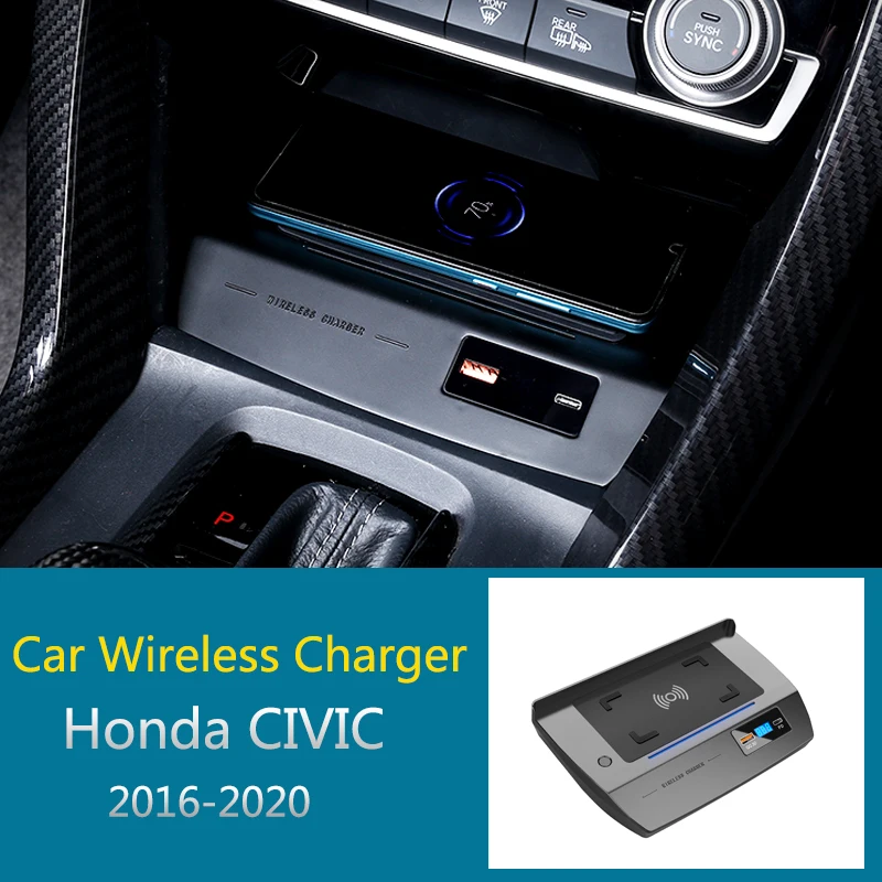 15W Car Wireless Charger for Honda CIVIC 10 generation charger