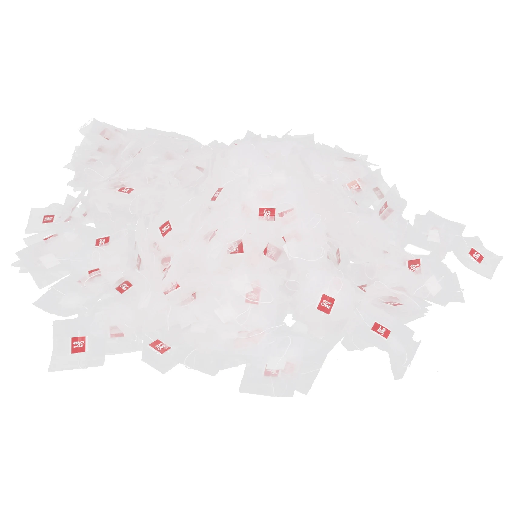 1000 Bustine Tè Piramide In Nylon 5,5x7 Cm – Filtri Con Corda Singola E Etichetta, Per Tè Sfuso, Caffè E Spezie