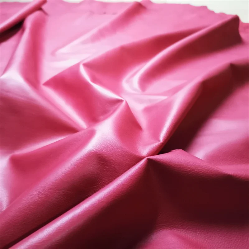 Red Super Thin Sheepskin Leather for DIY Crafts and Apparel