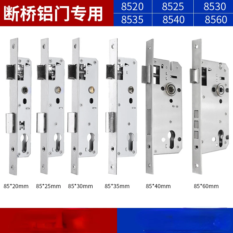 Broken Bridge Aluminum Alloy Single Point Door Lock Body for Household Courtyard Broken Bridge Lock Body Type 85