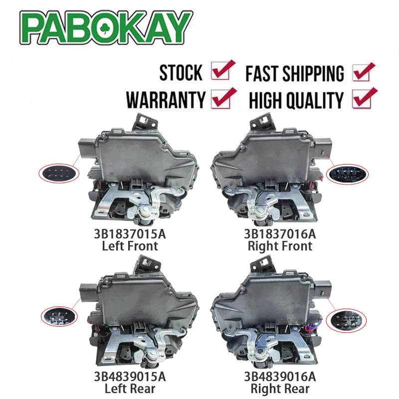 

Механизм дверного замка для VW GOLF BORA LUPO PASSAT B5 MK4 NEW BEETLE OCTAVIA 3B4839016A 3B4839015A 3B1837015A 3B1837016A