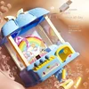 Kids Claw Machine Mini Doll Machine Claw Catch Clip Doll Toy Coin Operated Play Game Arcade Crane with Music and Light 4