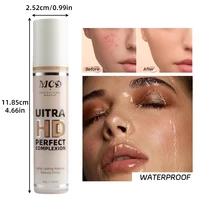 9 Shade Full Coverage Concealer Liquid Foundation  makeup high coverage  Base makeup  cushion Foundation cream  Natural Matte 2