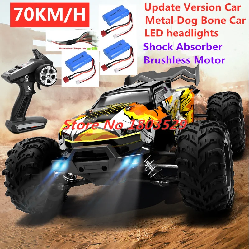 

Professional 70Km/h 1:16 Off-Road Brushless Motor RC Racing Drift Car 2.4GHz Rc Car All-Terrain Update Version Car Vehical Toys