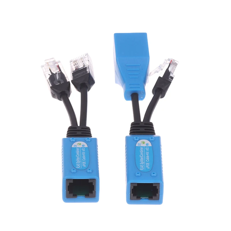 1Set Kit cavo POE RJ45 Splitter Combiner CCTV Cavo adattatore POE Cavo di alimentazione passivo per telecamera IP - immagine 5