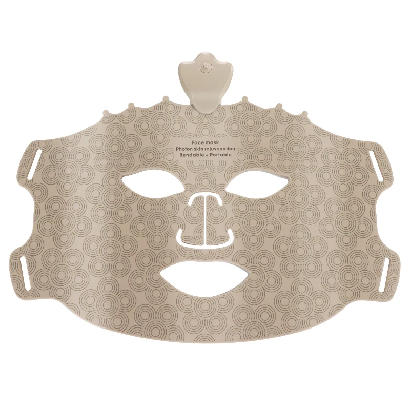 フェイシャルマスク,光線療法,シリコン,240,ランプビーズ,ワイヤレス,赤,7色