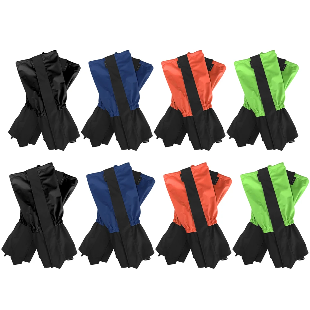 Gaiters 1 pair for Hiking and Travel Climbing Walking Legging Nylon Waterproof Ski Leg Protection Guard Cover