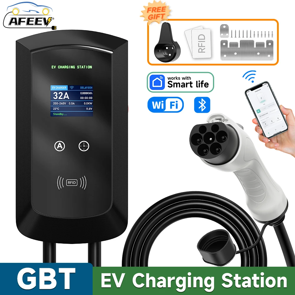 AFEEV 22KW 32A 3-фазная EV зарядная