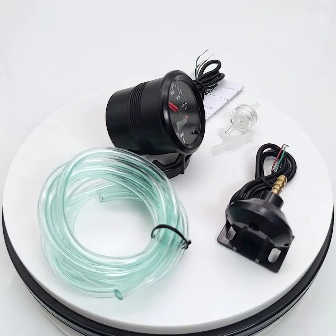 Turbo Boost Manometer, 2.5 inch 60mm 3.0 Bar LED Auto Modificatie Turbo Boost Gauge Meter Pointer DC12V