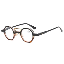Vintage Lightweight Unisex Eyewear Frame - +400 (Black - Tortoise)