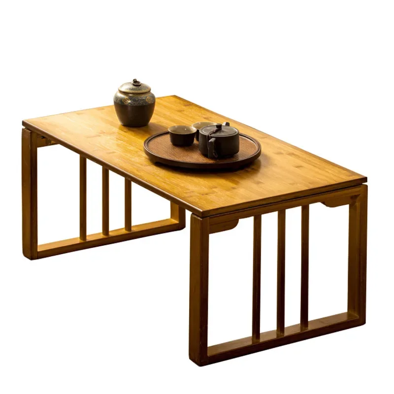 Multi-function Folding Tea Table Small Family Living Room Dining Tables New Chinese Style Bay Window Low Table Home Furniture