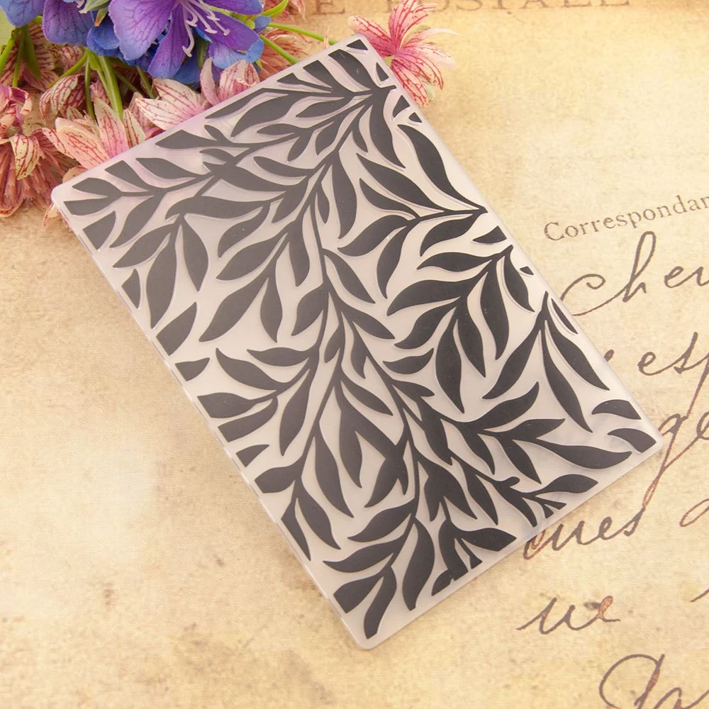 Plastic Flower Embossing Folders For DIY Scrapbooking Photo Album