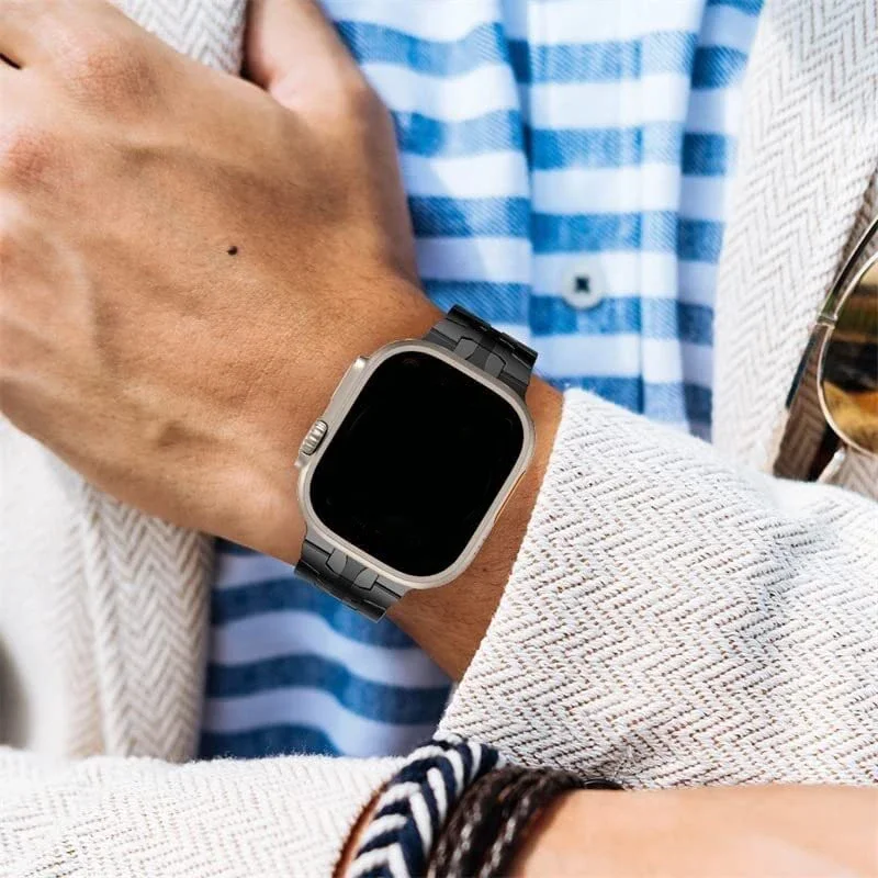 حزام معدني لساعة أبل 49 مللي متر 45 مللي متر 41 مل...