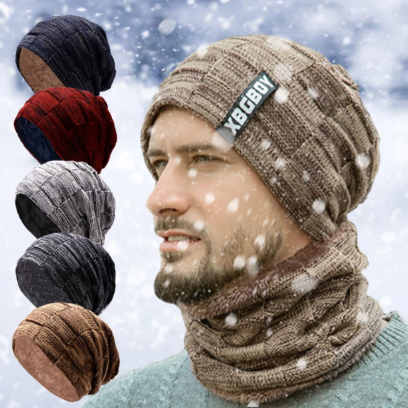 Men's Thinsulate Lined Winter Beanie Hat - Ribbed Chunky Knit, Ultra Warm