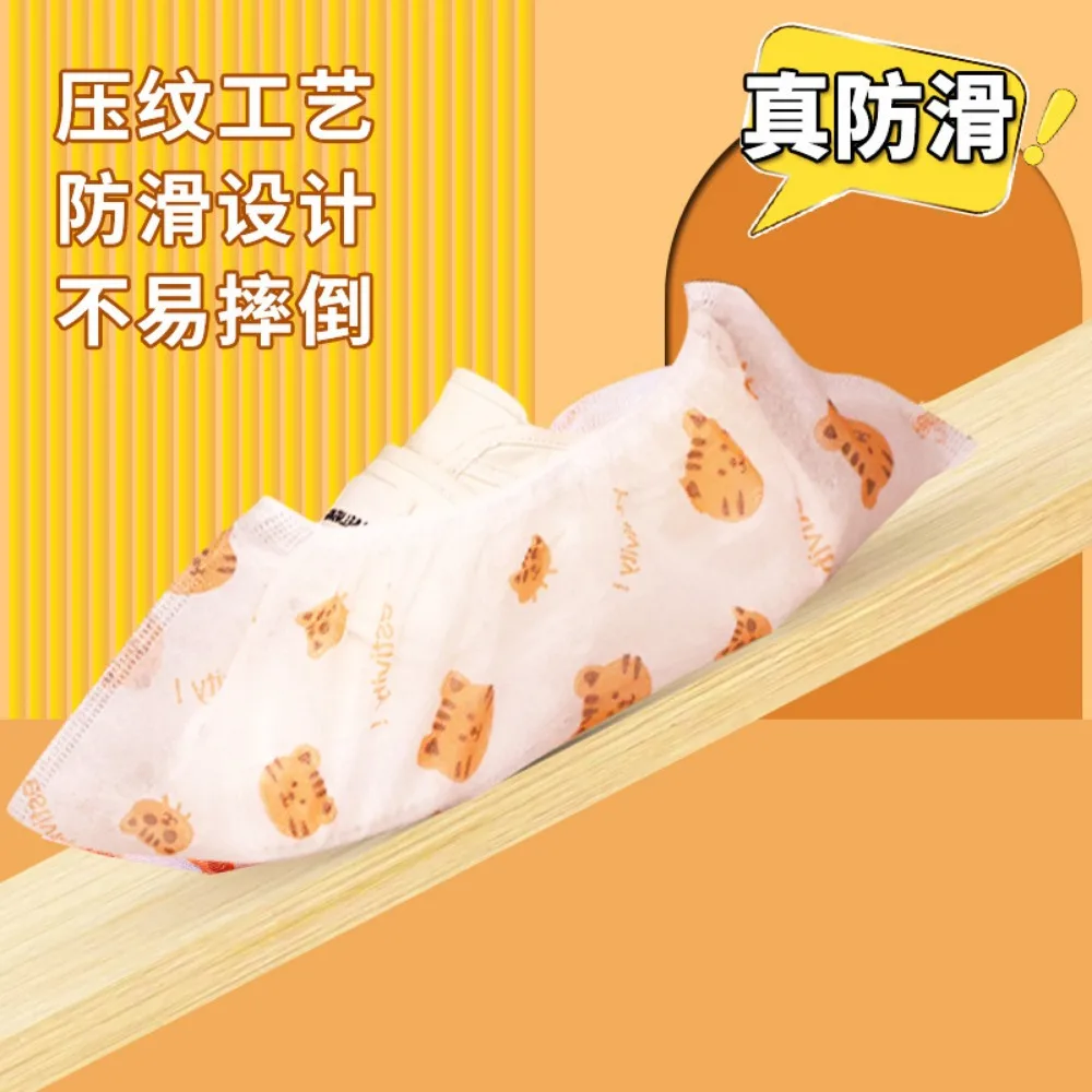 Point Break Disposable Shoe Cover Non-woven Adult Cartoon Printing Thickened Wear-resistant Non-slip Room Foot Cover shoe covers