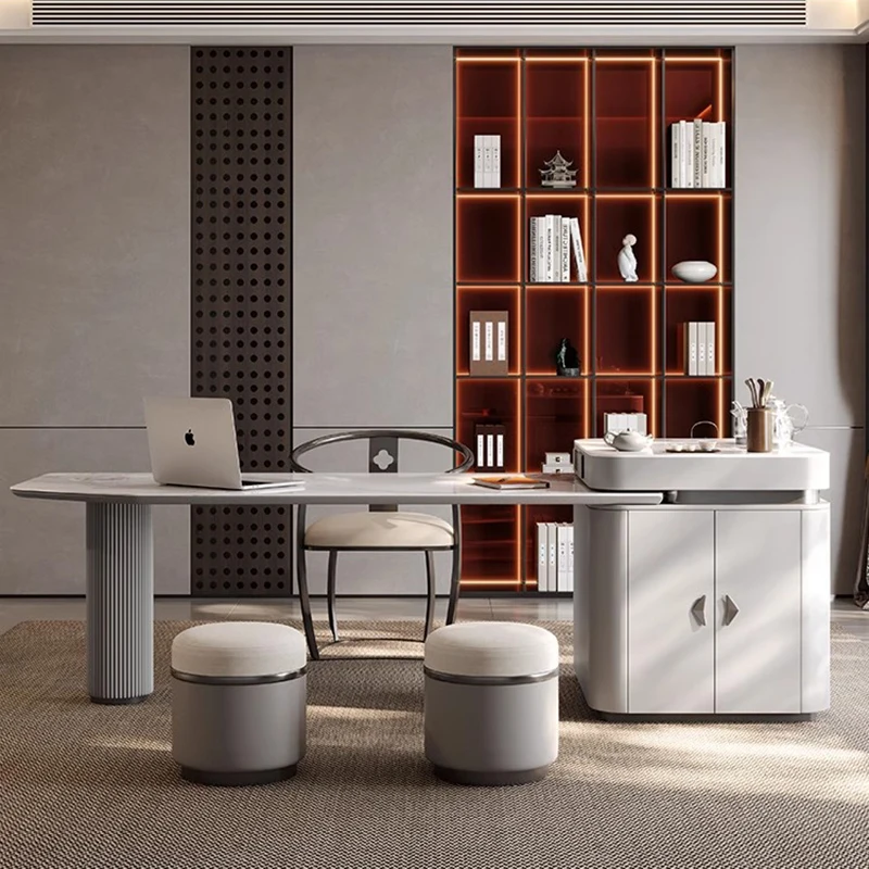 Executive Italian Boss Table Modern Storage Computer Desk Coffee Nordic Escritorios De Oficina Study Desk Table Furniture