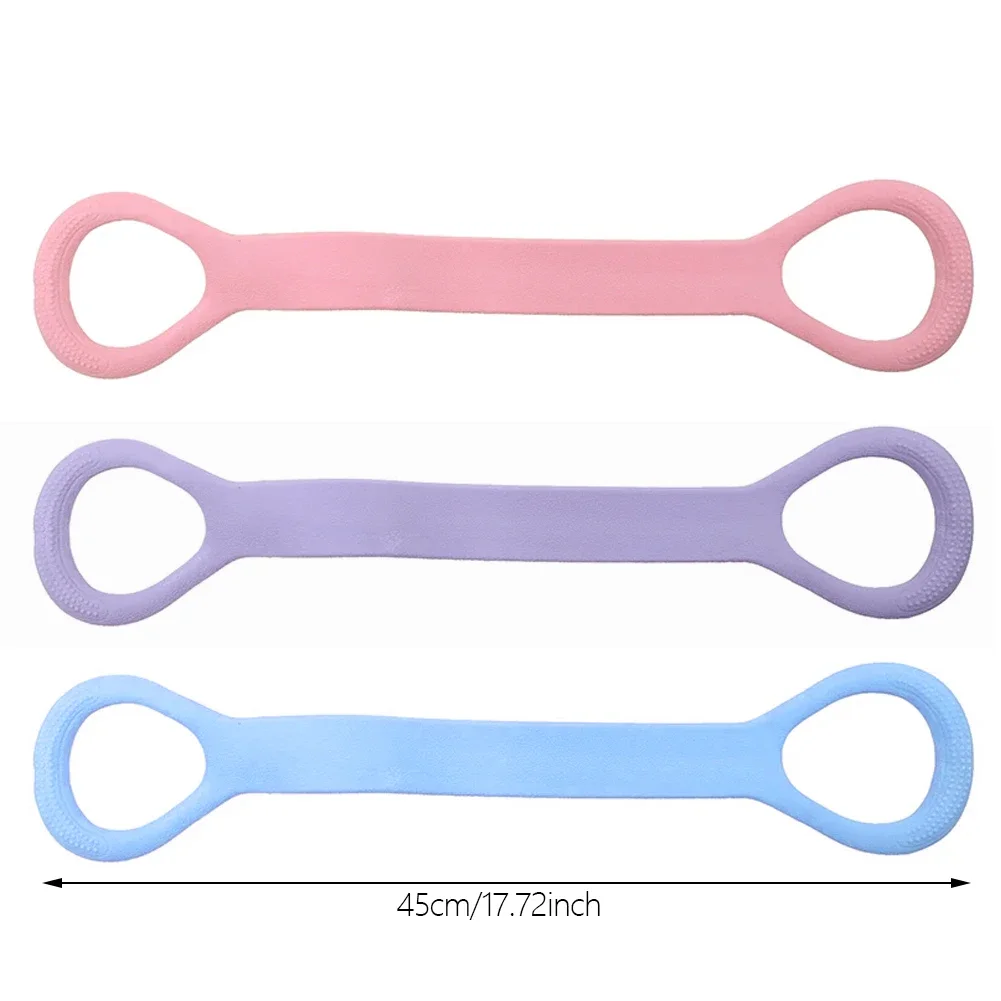 8-shaped Fitness Workout Resistance Band Arm Back Shoulder Exercise Elastic Training Band Yoga Pilate Physical Therapy Equipment