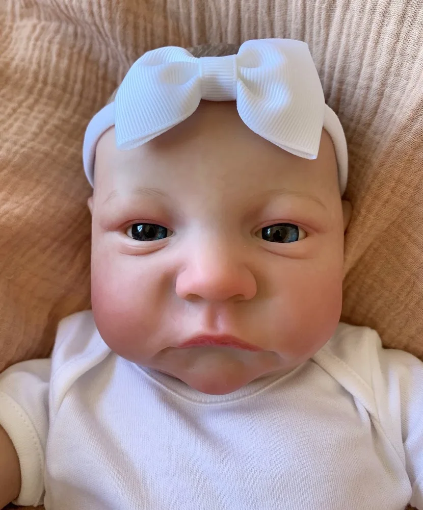 

19Inch Bebe Reborn Dolls Levi Awake Open Blue Eyes Realistic Baby Alive Lifelike Newborn Dolls Real Doll Kids Gift