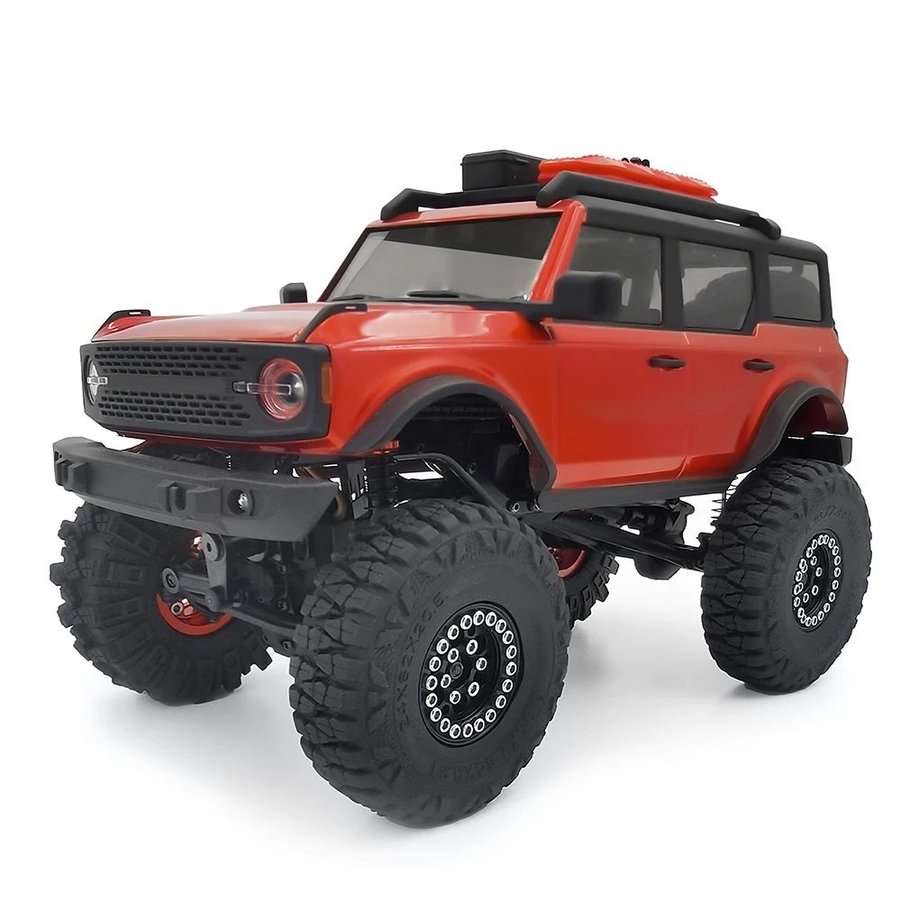 MIBIDAO 4 Stück 1,0 Zoll All-Terrain-Schlamm-Gummi-Radreifen für TRX-4M 1/18 Axial SCX24 1/24 RC Crawler Car Upgrade-Teile – Detail 23