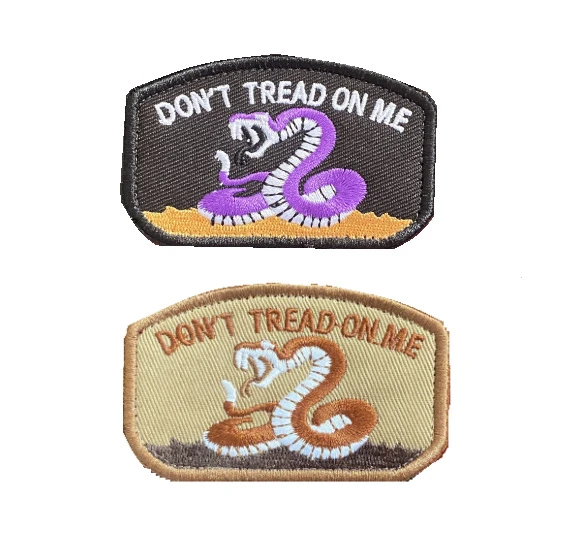 Don't Tread On Me Gadsden American Flag Patch (Embroidered Hook)