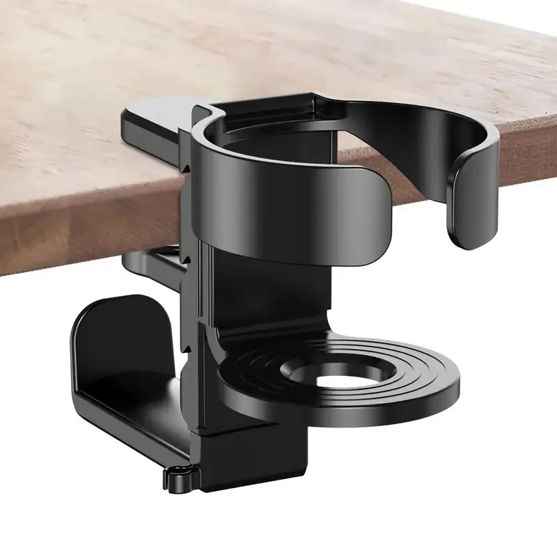 Headworn Aluminum Alloy Earphone Holder 2-in-1 Cup Storage Rack