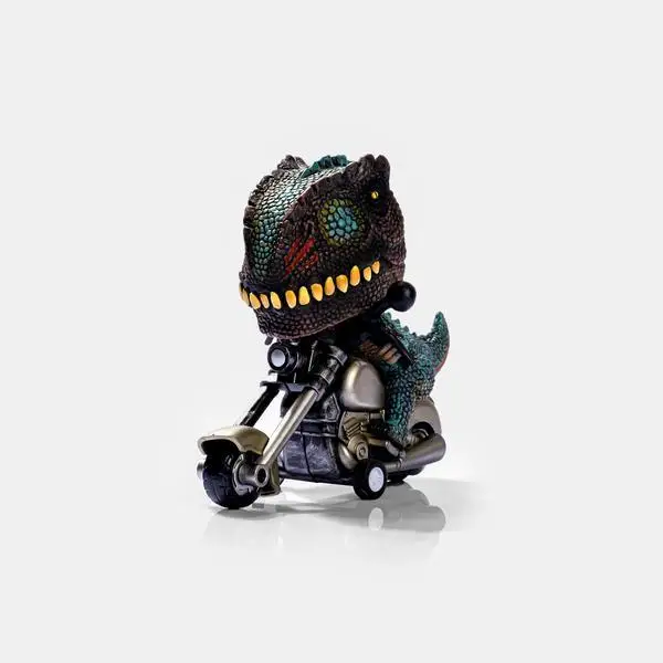 Tyrannosaurus Rex on His Beloved Scooter Inertial Dinosaur Toy Ornaments
